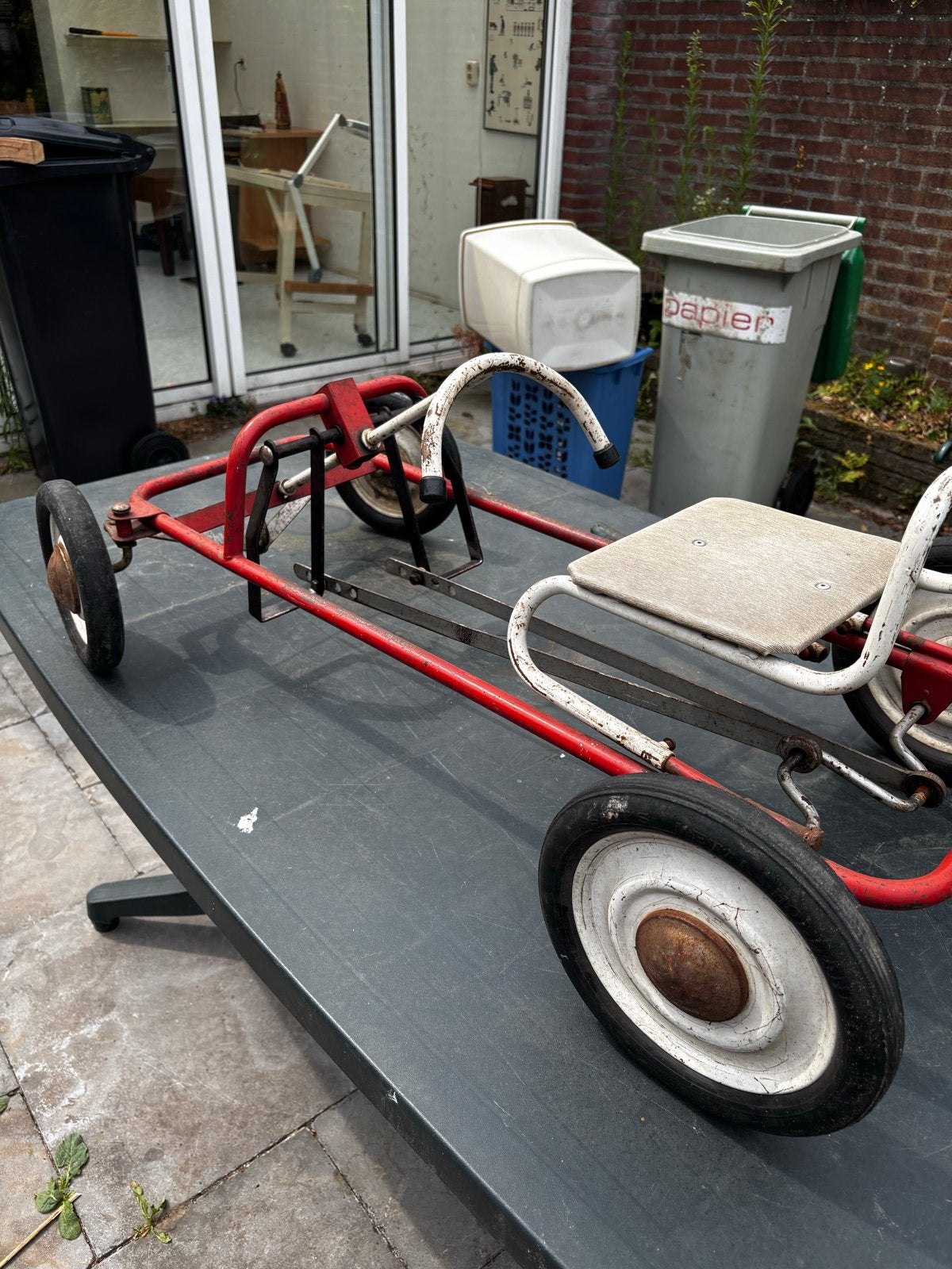 Vintage skelter rood - Gebruikt, Kinderen en Baby's, Ophalen, Gebruikt, Overige merken