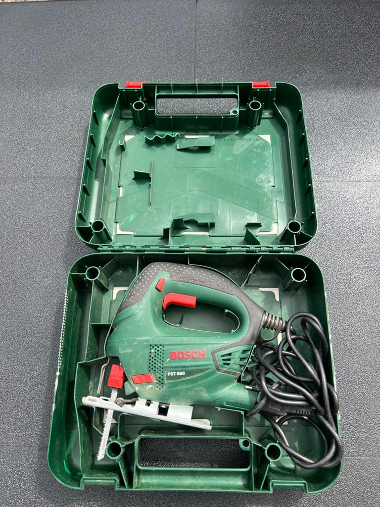 Bosch PST 650 Decoupeerzaag met Koffer - Goede Staat, Ophalen of Verzenden, Gebruikt