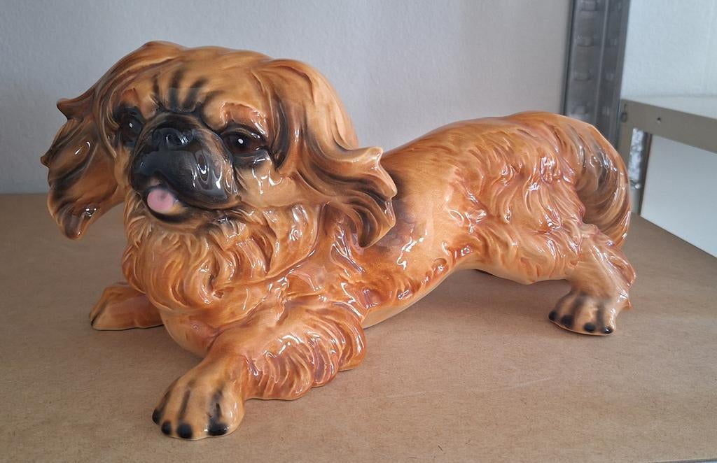Vintage Goebel Pekingees Hond Beeldje - West-Duitsland, Ophalen