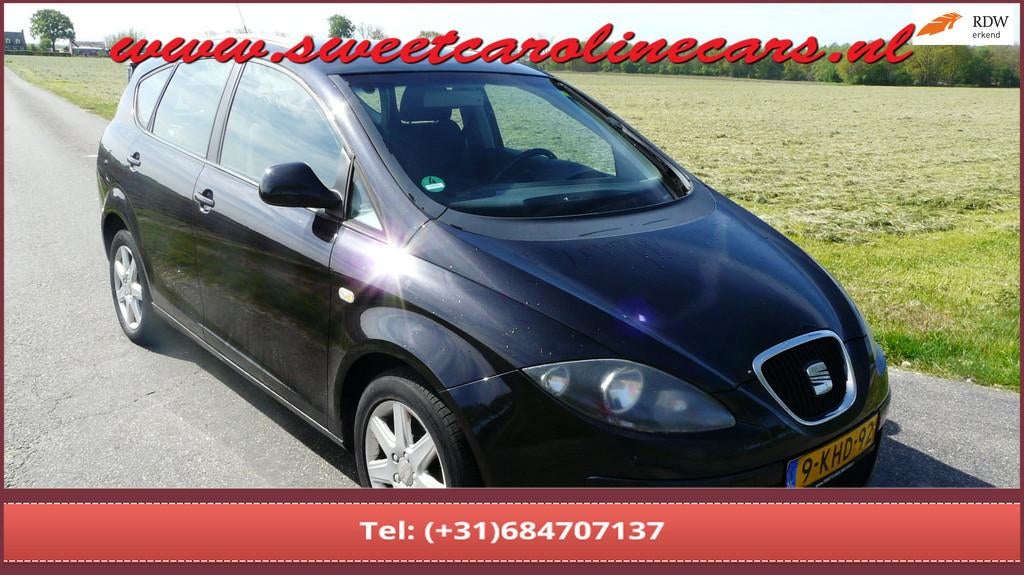 Seat Altea XL1.6 Reference ,Airco,Elec.pakket,Lmv's,Grootbee, Gebruikt, Zwart, 4 cilinders, Altea XL