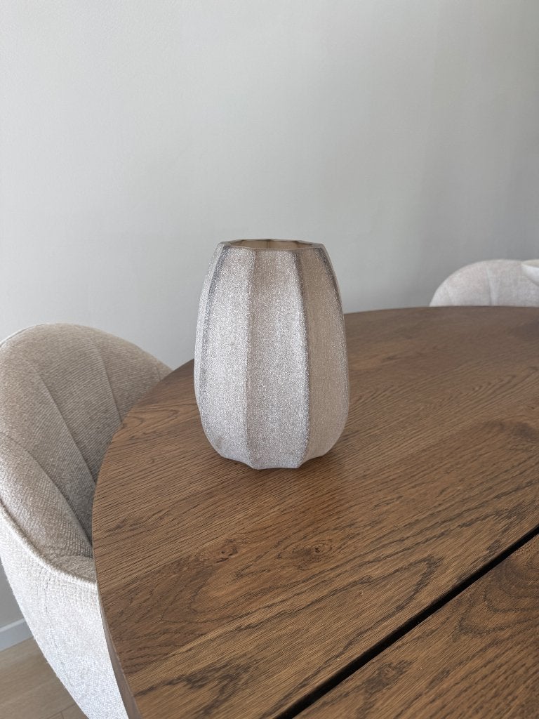 Light & living vaas, Ophalen, Zo goed als nieuw, Grijs, 23 cm