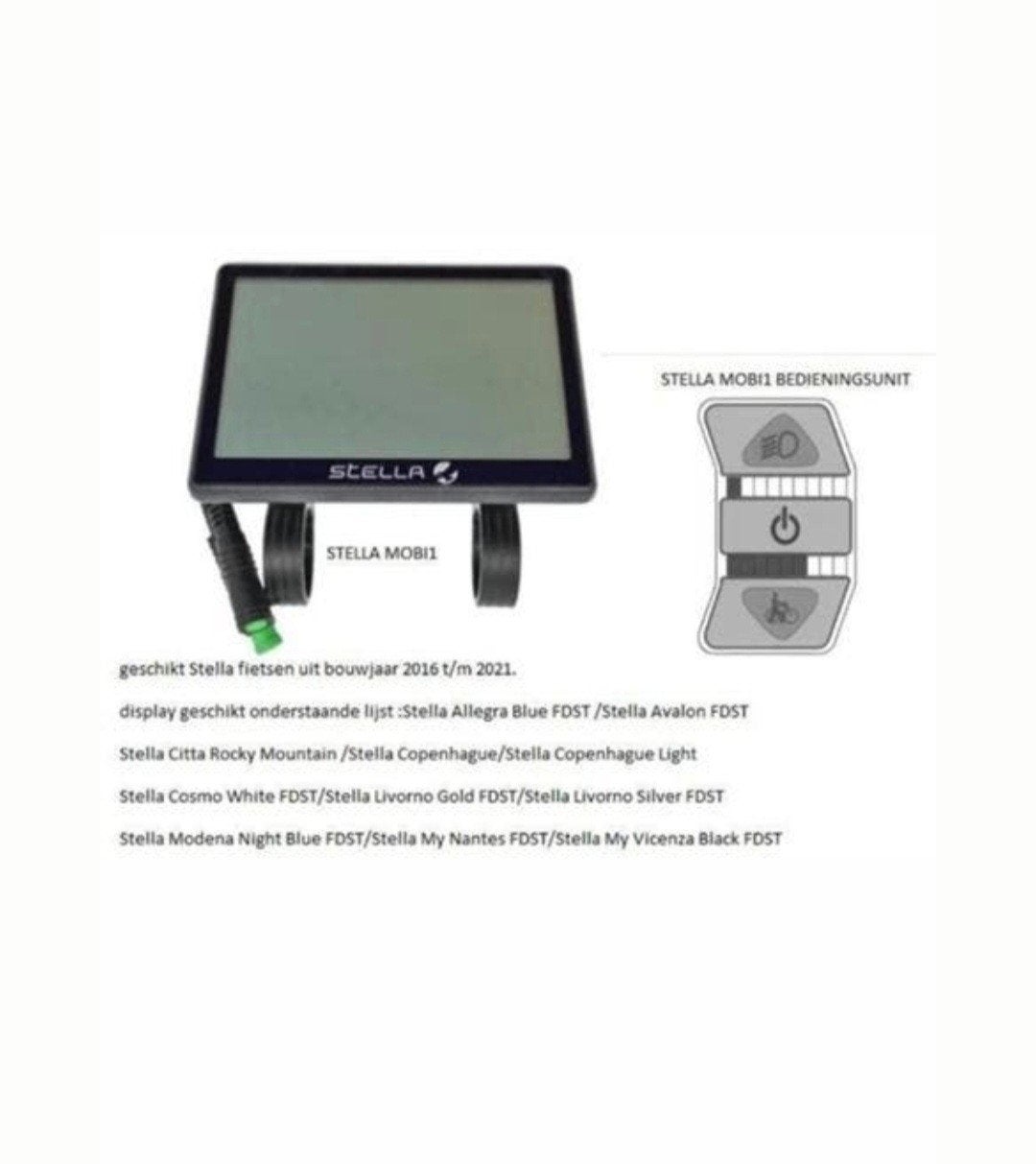 GEZOCHT Stella Mobi1 Display en Bedieningsunit E-bike, Elektrische fiets, Gebruikt, Stella, Overige typen