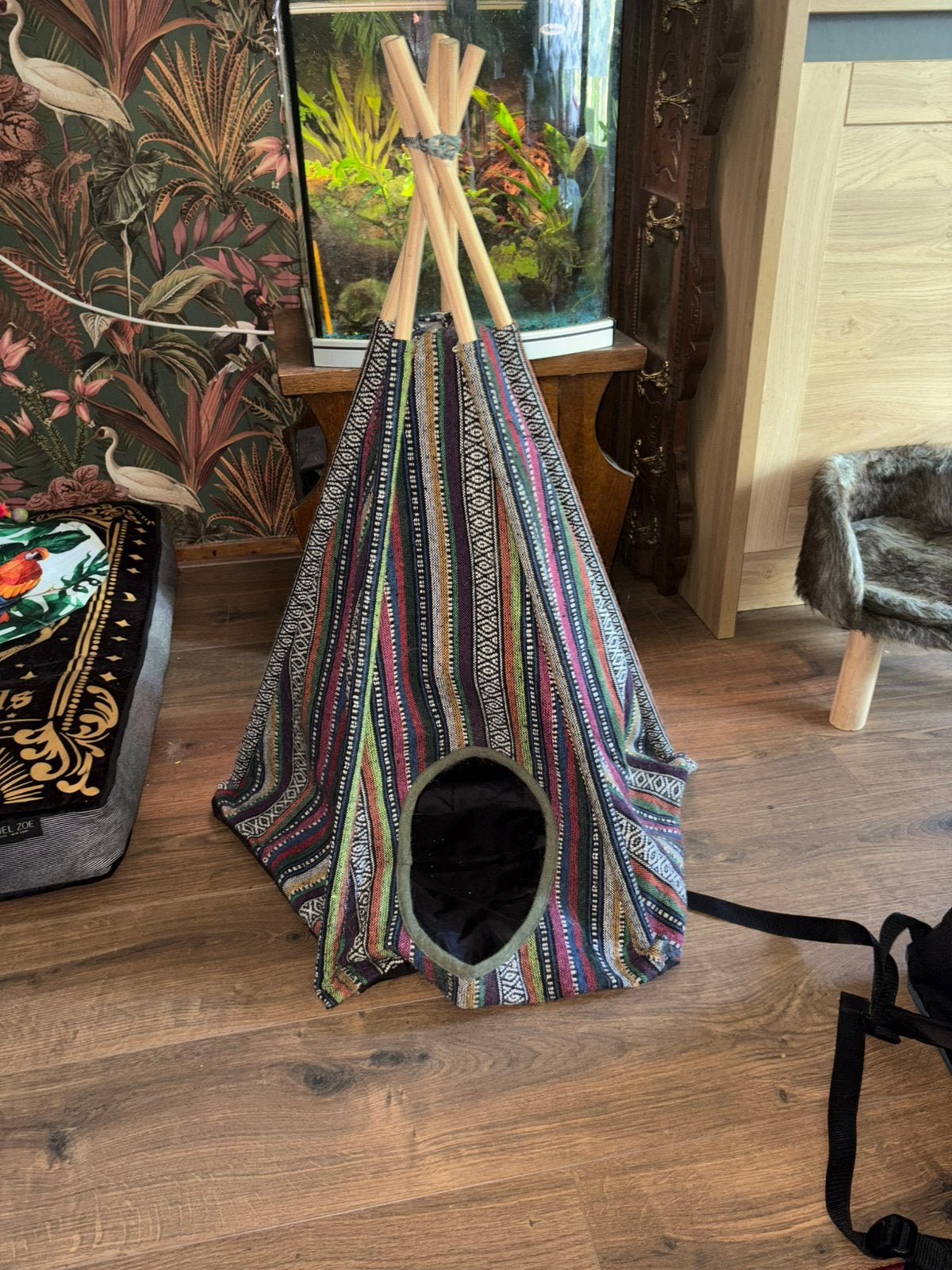 Katten tipi, Ophalen, Zo goed als nieuw