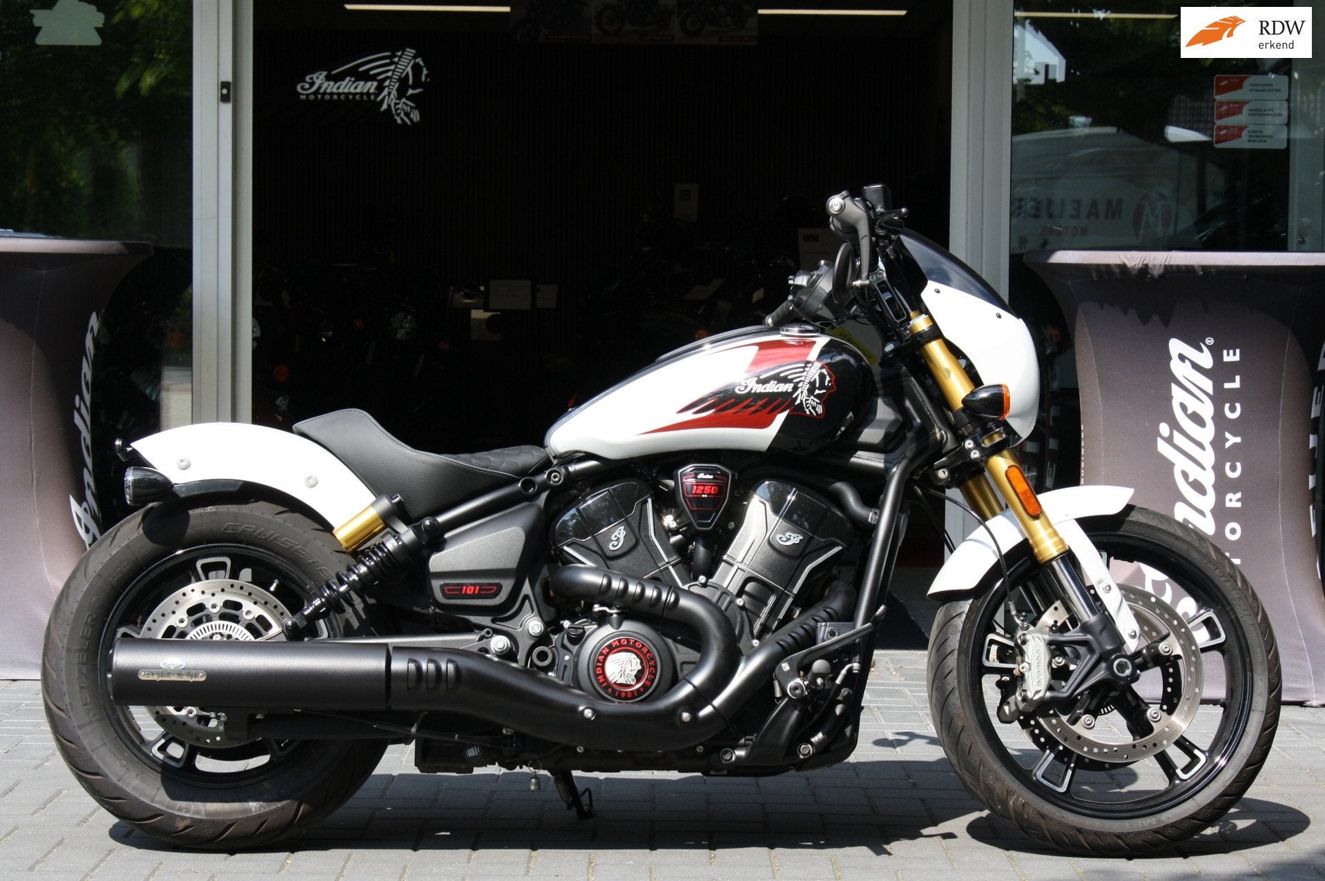 Indian Chopper 76 101 Scout , 24 Maanden Exclusive Dealer Ga, Traction Control, Chopper, Meer dan 35 kW, 1250 cc