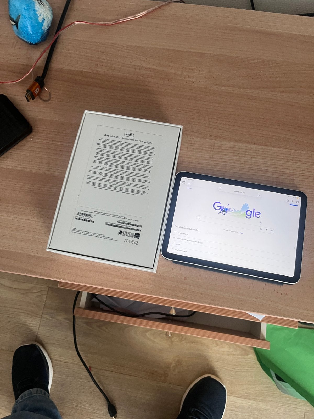 ipad mini 6, Computers en Software, Apple iPads, Overige kleuren, 8 inch, Ophalen of Verzenden, Zo goed als nieuw