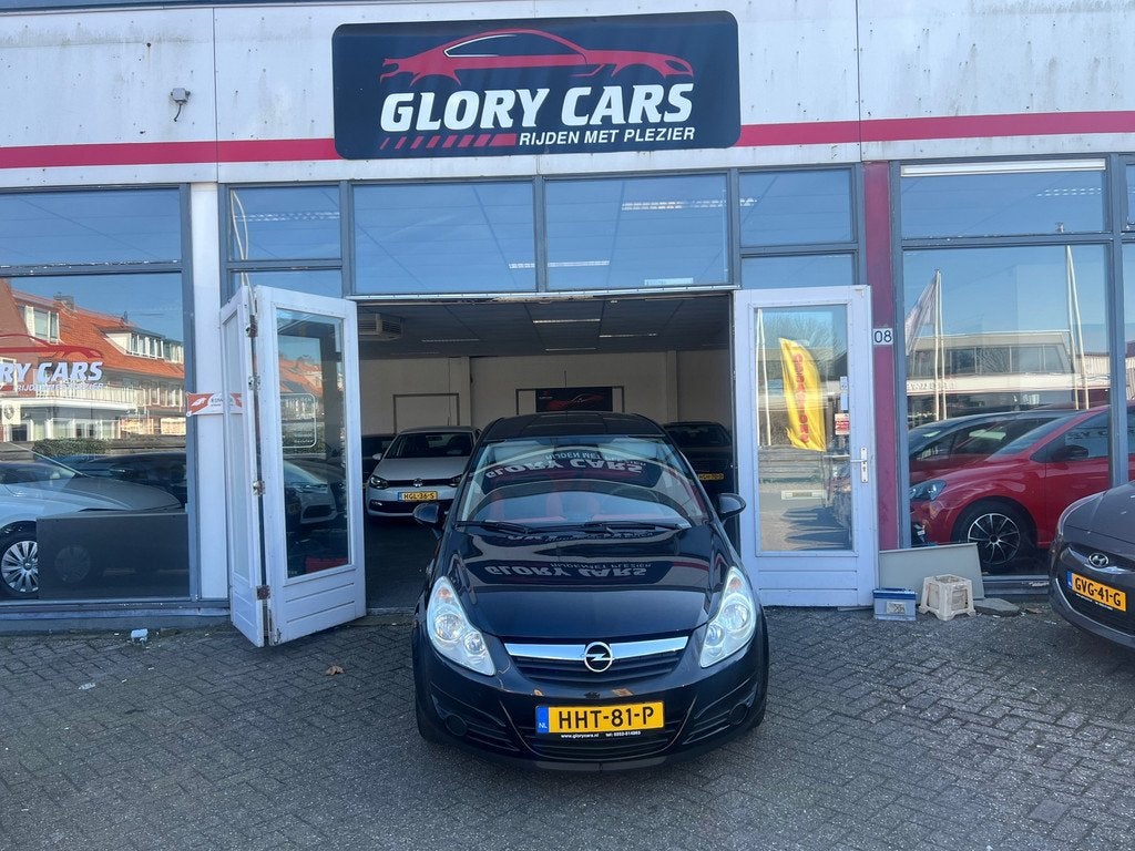 Opel CORSA 1.4-16V Cosmo LPG G3 AIRCO-EL.RAMEN-CRUISE, Auto's, Voorwielaandrijving, Gebruikt, Zwart, 4 cilinders