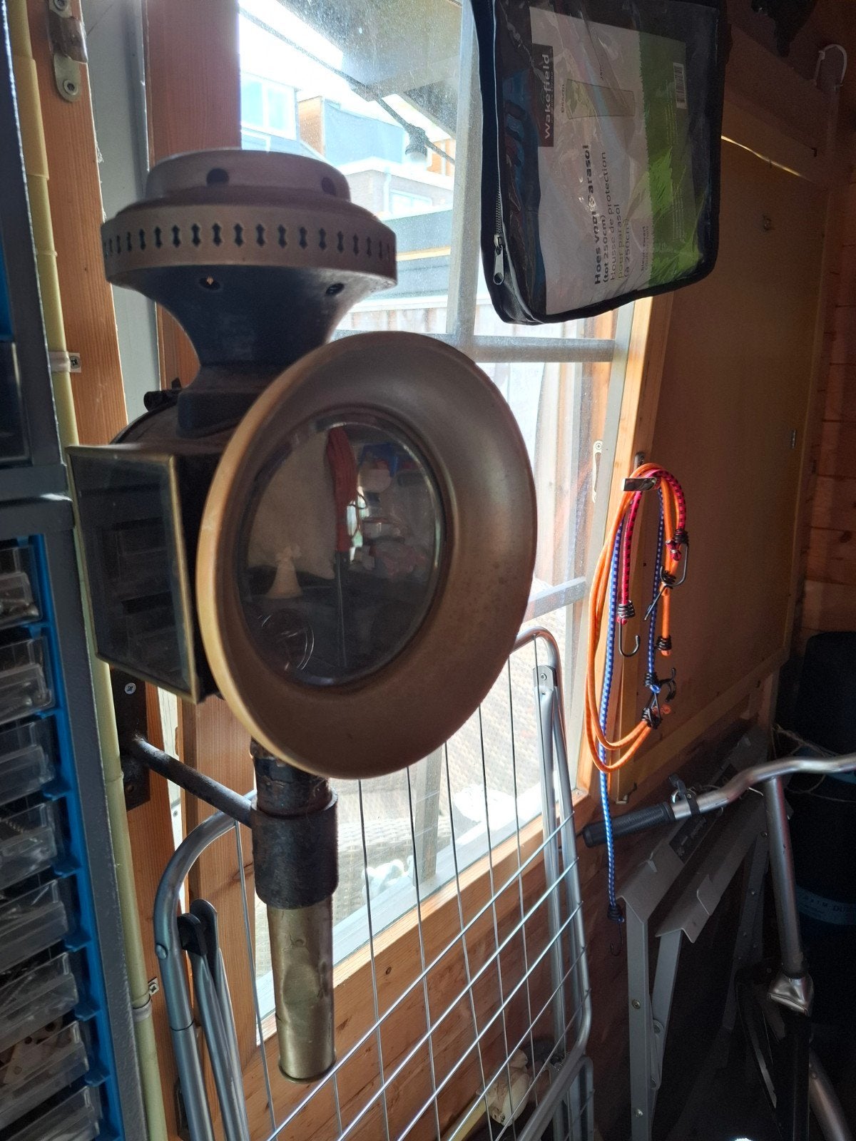 Gouda uit Hotel de Zalm oude Koets lamp., Antiek en Kunst, Ophalen of Verzenden
