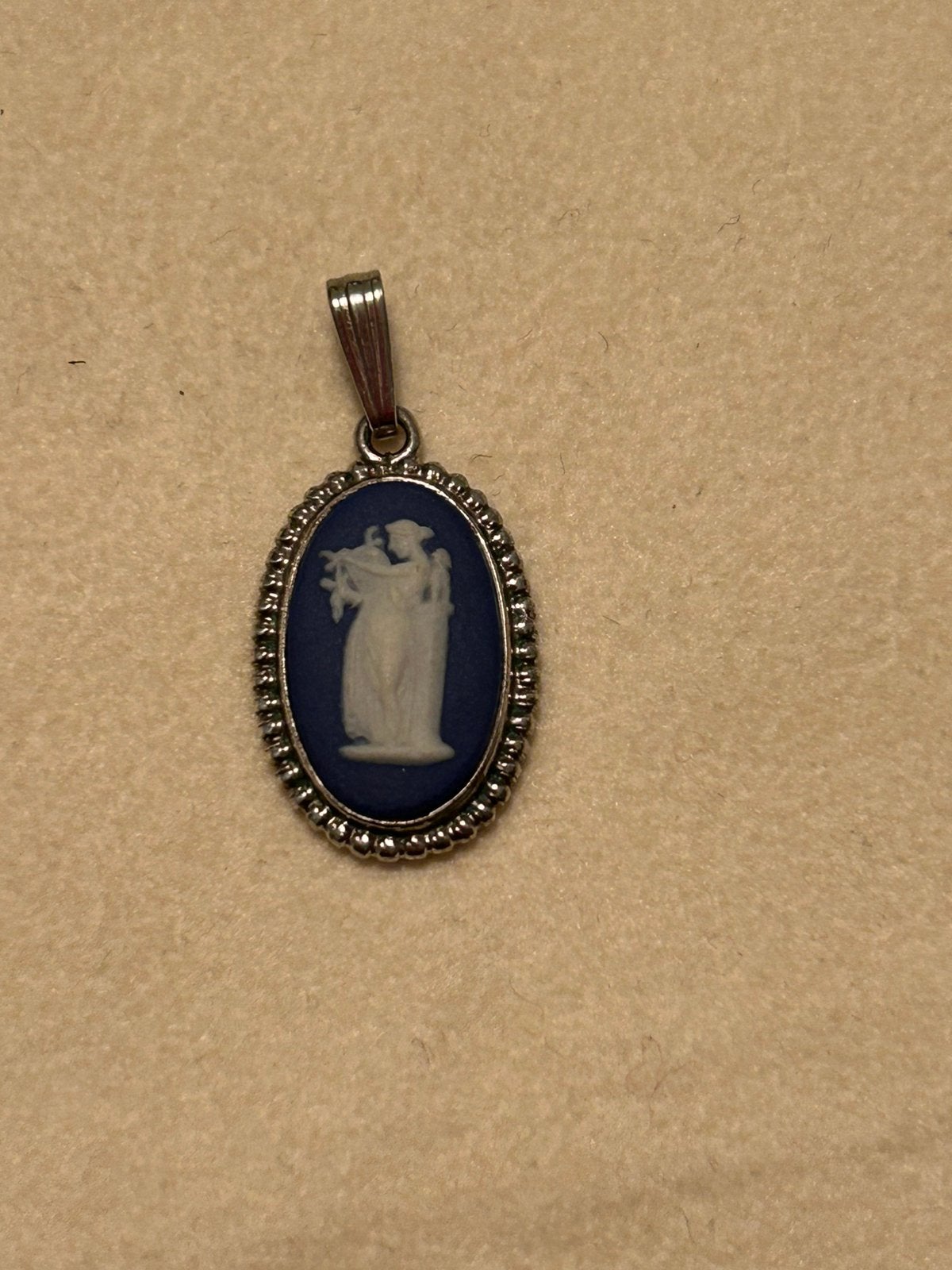 Wedgwood kettinghanger,sterling zilver, Verzenden, Zilver, Hanger
