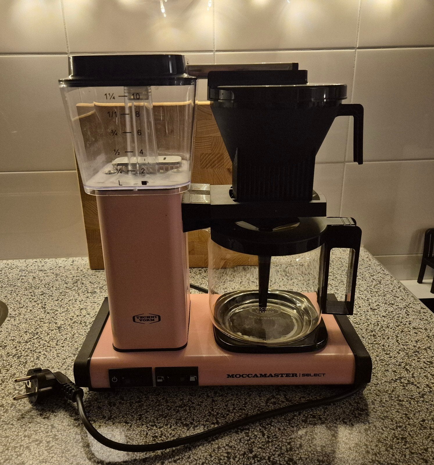 roze moccamaster koffiezetapparaat zgan, Ophalen, Zo goed als nieuw, Koffiemachine