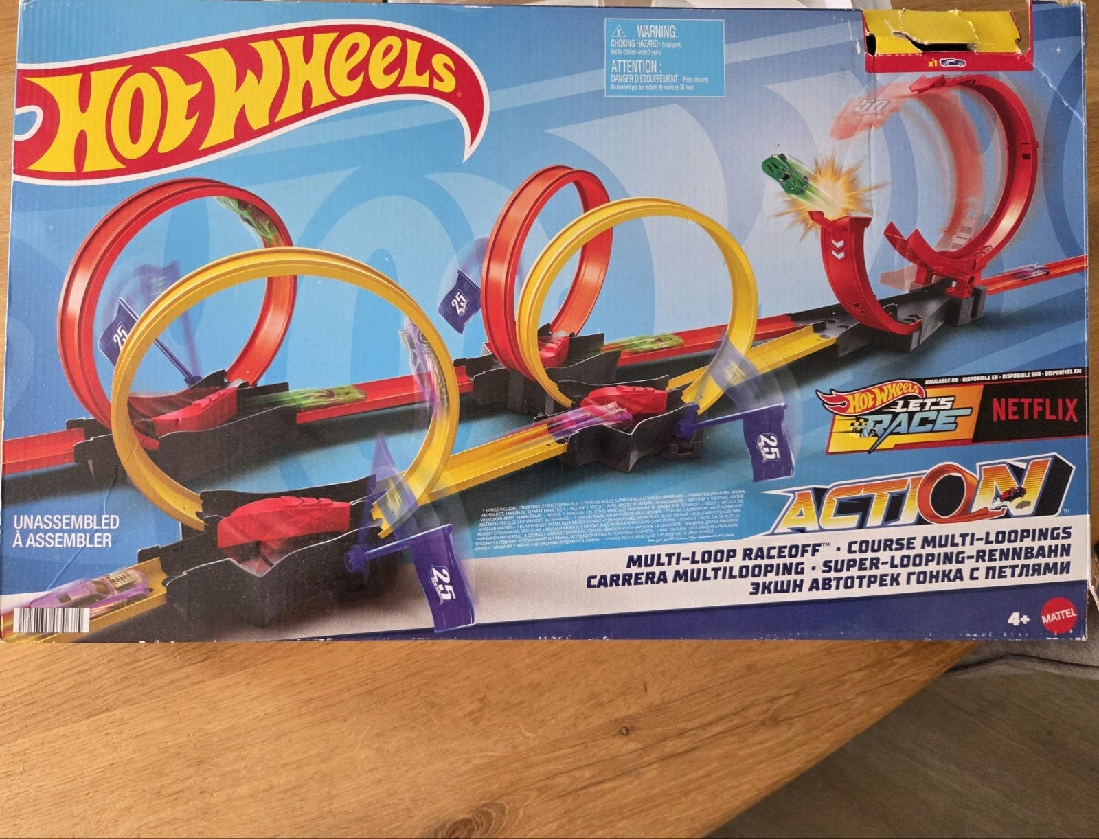 Hot Wheels Multi-Loop Racebaan met Looping, Ophalen of Verzenden