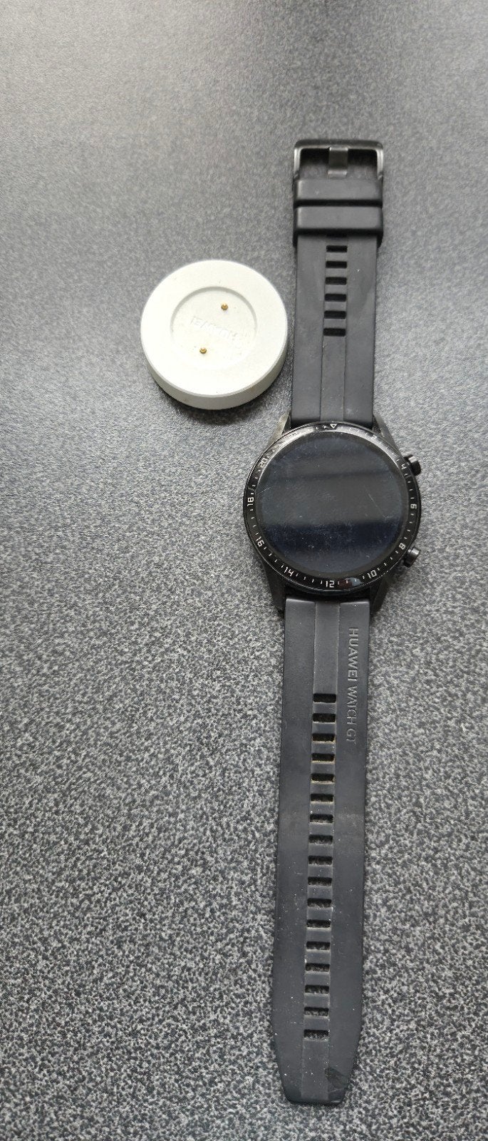 Huawei Watch GT 2 - Zwart met oplader, Ophalen, Gebruikt, Zwart, Waterdicht