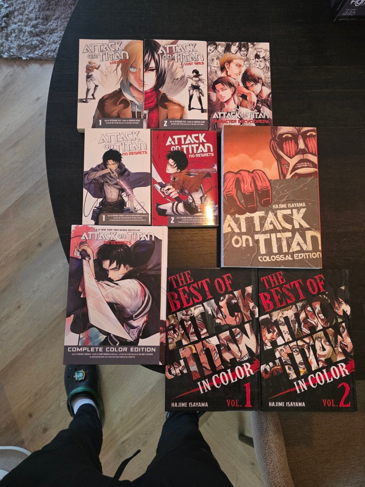 Attack on Titan Manga Collectie - Diverse Edities, Meerdere stripboeken, Ophalen of Verzenden, Zo goed als nieuw, Hajime Isayama