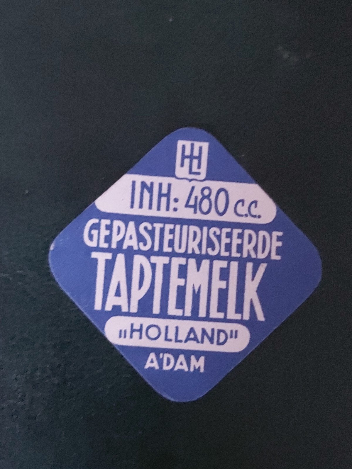 Sluitzegel Melkinrichting HOLLAND A'dam 480CC Melk Zuivel, Verzamelen, Merken en Reclamevoorwerpen, Verzenden, Overige typen