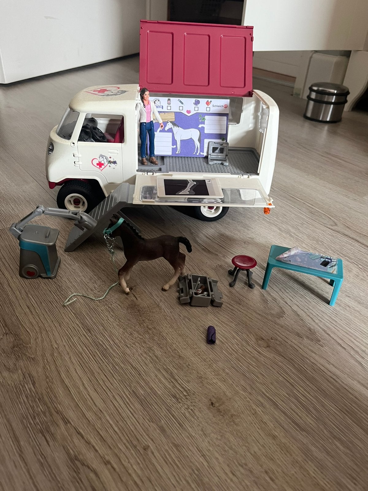 Schleich dieren arts, Ophalen of Verzenden, Zo goed als nieuw, Beeldje of Figuurtje