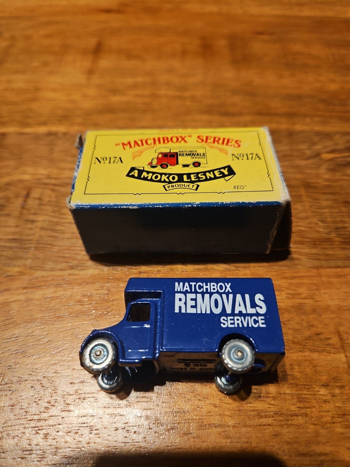 Matchbox Series No. 17A "Removals Service" Moko Lesney, Verzenden, Gebruikt, Bus of Vrachtwagen
