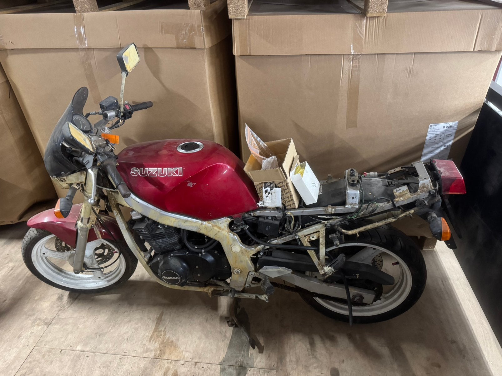 Suzuki GS500E 1997 – project / opknapper, Ophalen