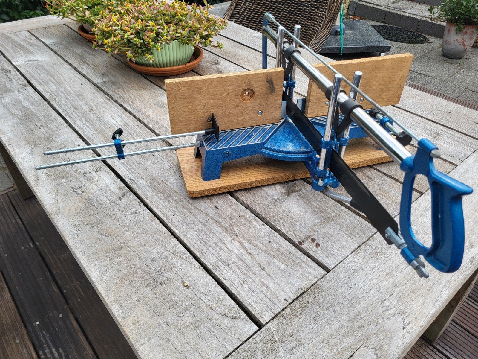 Afkortzaag met verstekbak - Handzaag voor nauwkeurig zagen, Ophalen, Gebruikt, Onbekend, 70 mm of meer