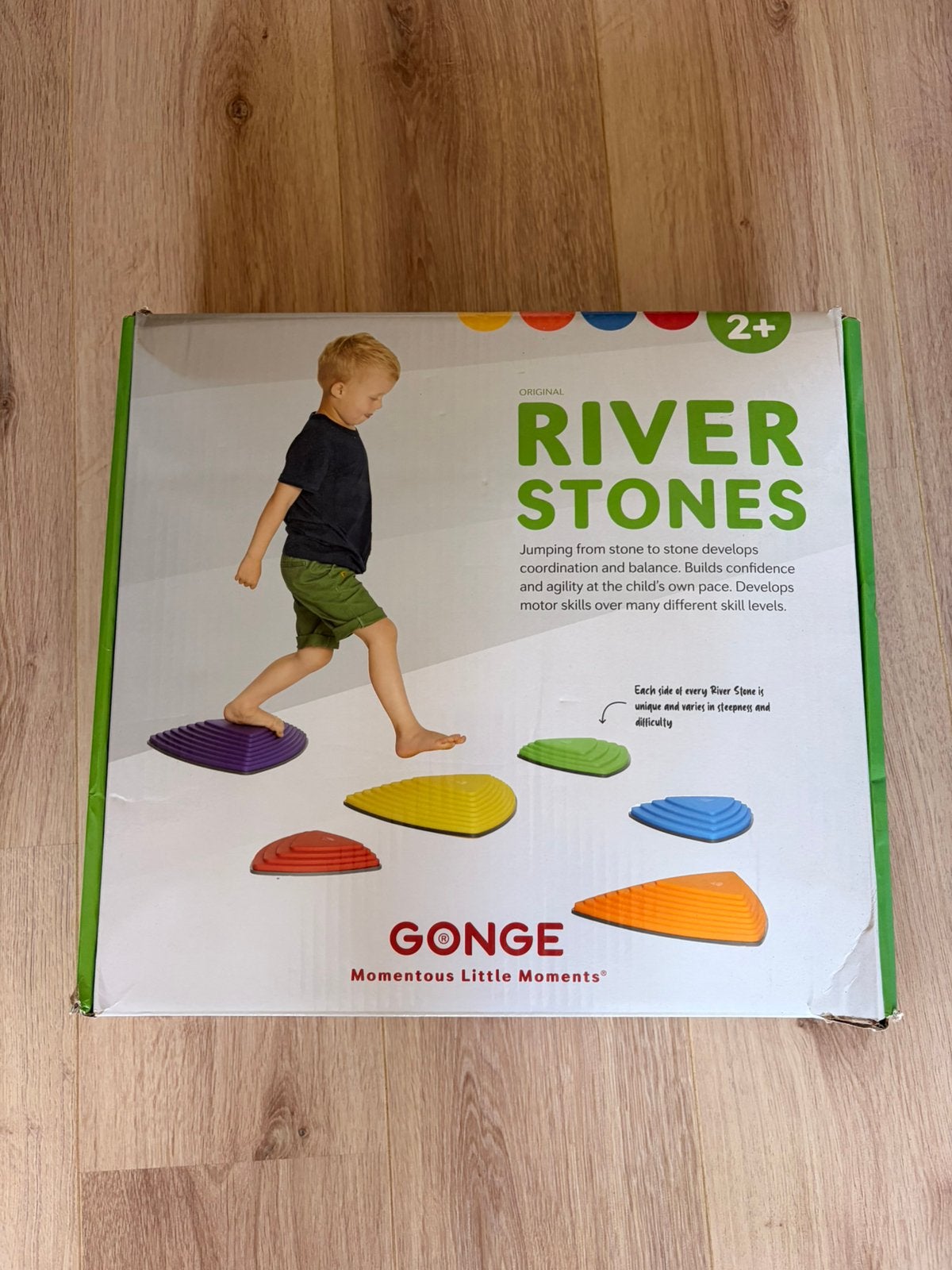 Gonge Rivierstenen - stapstenen - River Stones, Ophalen, Zo goed als nieuw