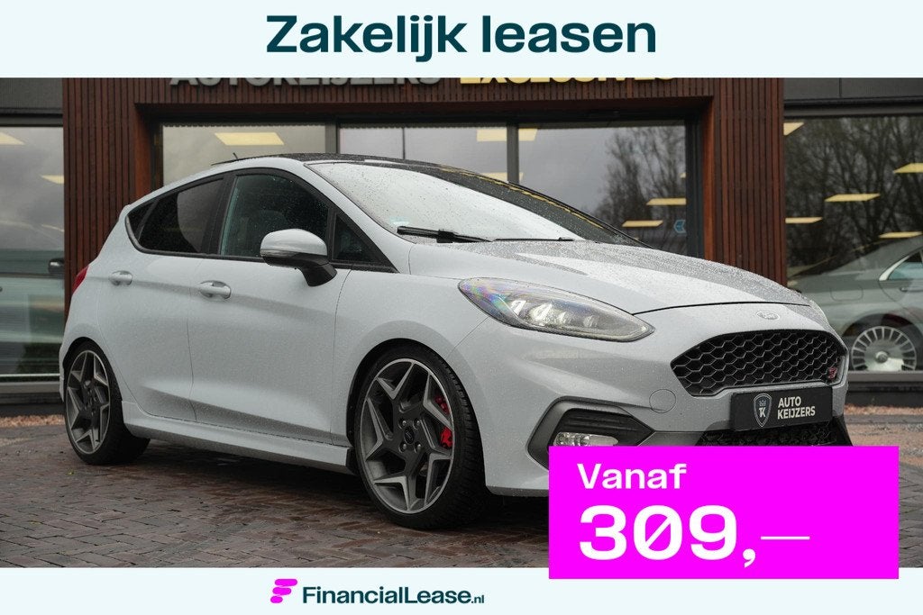 Ford Fiesta 1.5 EcoBoost ST-3 Panoramadak Bang & Olufsen Dod, Voorwielaandrijving, Euro 6, Leder en Stof, Handgeschakeld