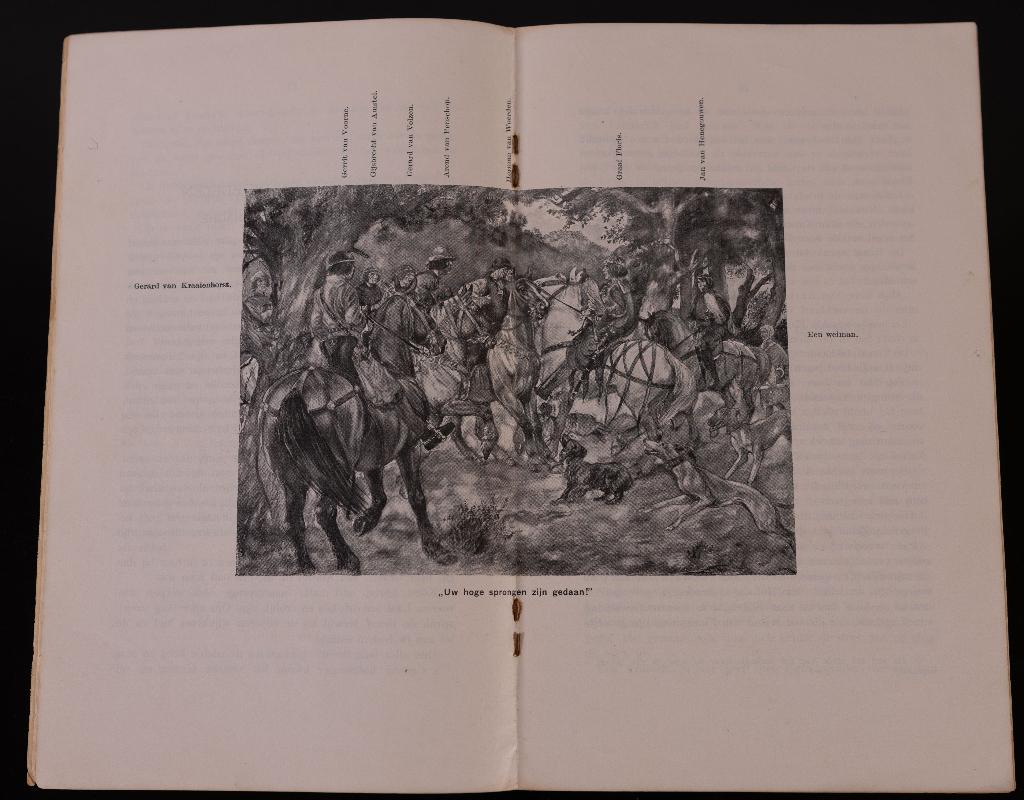 Schoolplaat boekje – Floris V gevangengenomen  Valk, Ophalen of Verzenden, Geschiedenis