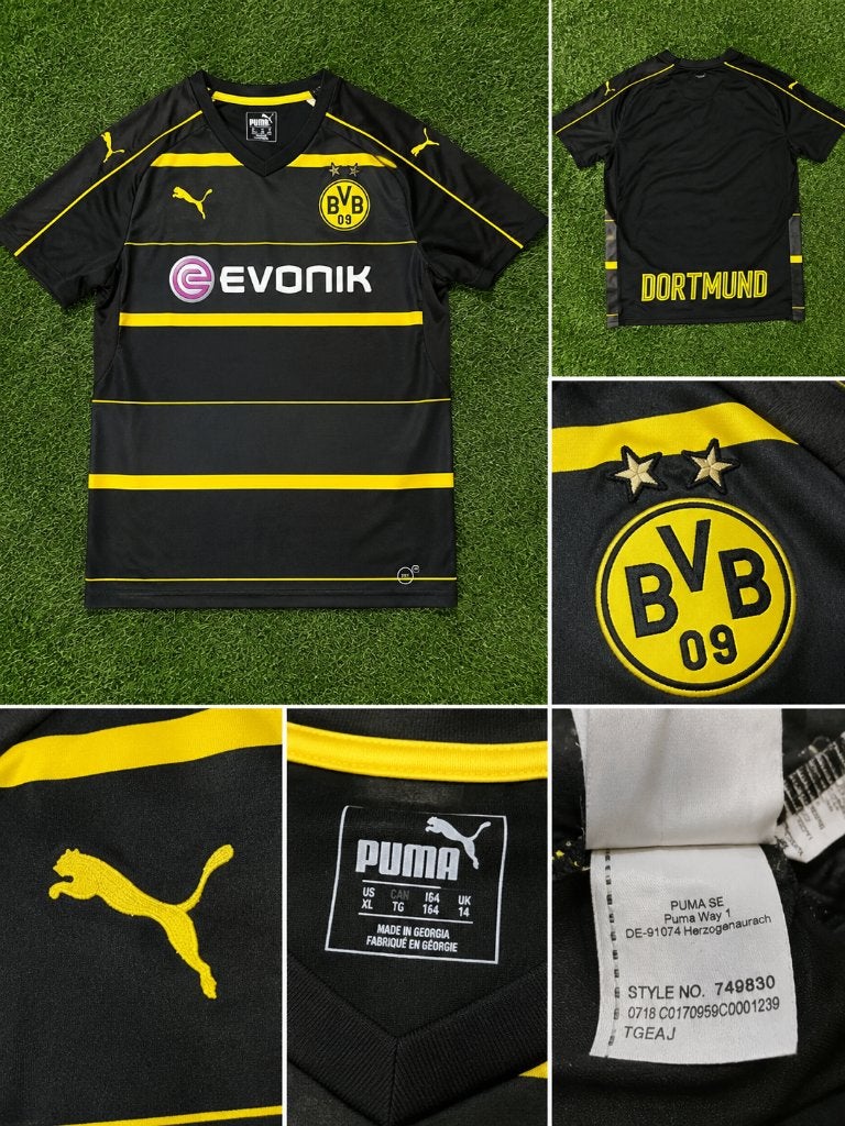 Borussia Dortmund Uit Shirt 2011/2012 – Junior XL (164), Kleding | Heren, T-shirts, Puma, Verzenden, Geel, Overige maten