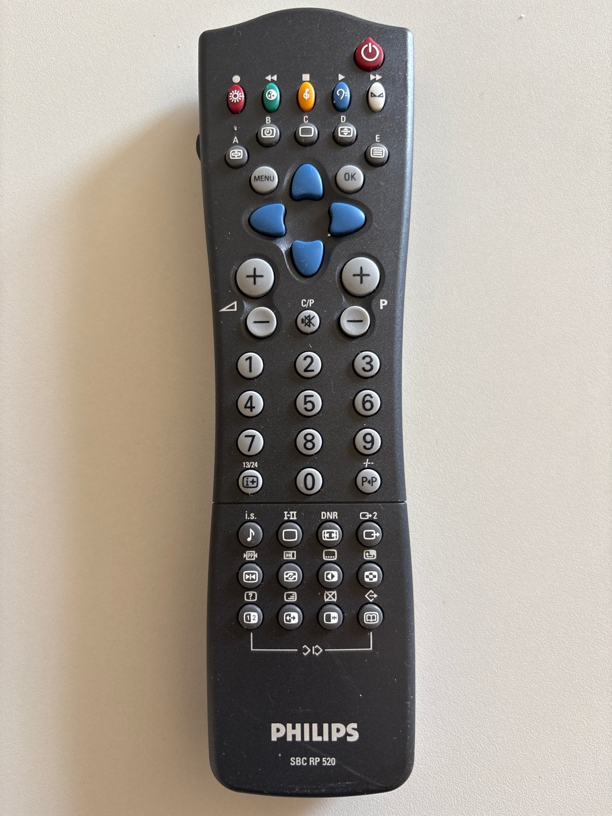 Philips SBC RP 520 Afstandsbediening, Ophalen of Verzenden, Gebruikt, Origineel, Tv