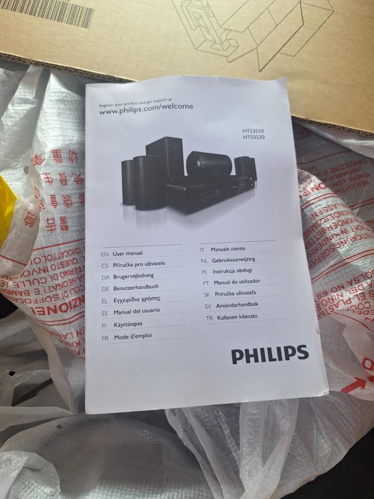 Philips home cinema set HTS 3510, Ophalen of Verzenden, Philips, Blu-ray-speler