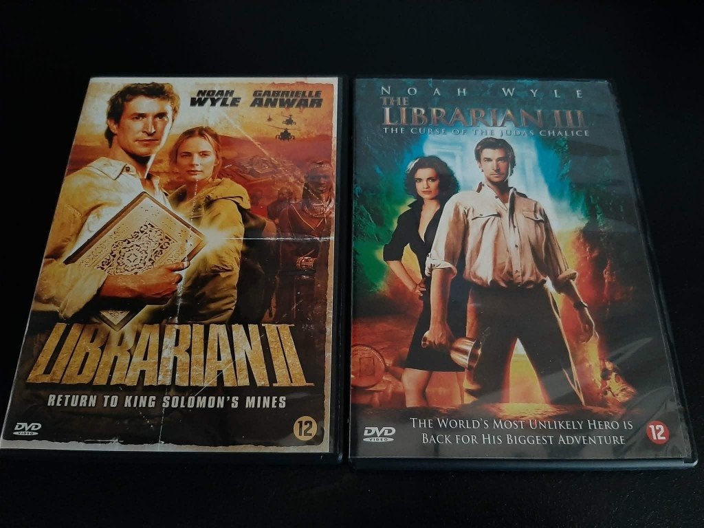Librarian II + Librarian III, Noah Wyle, Bob Newhart!, Vanaf 12 jaar, Ophalen of Verzenden, Gebruikt