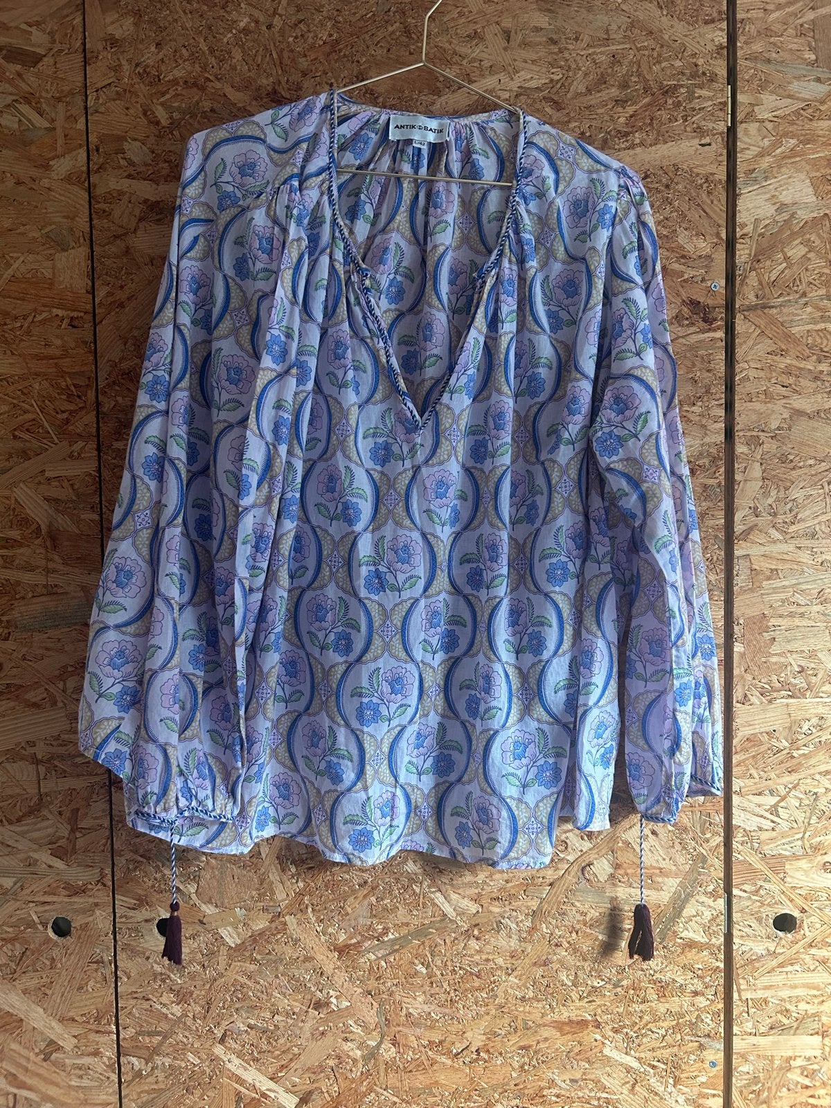 Antik Batik blouse maat L/42, Kleding | Dames, Blouses en Tunieken, Ophalen of Verzenden, Gedragen, Maat 42/44 (L), Meerkleurig