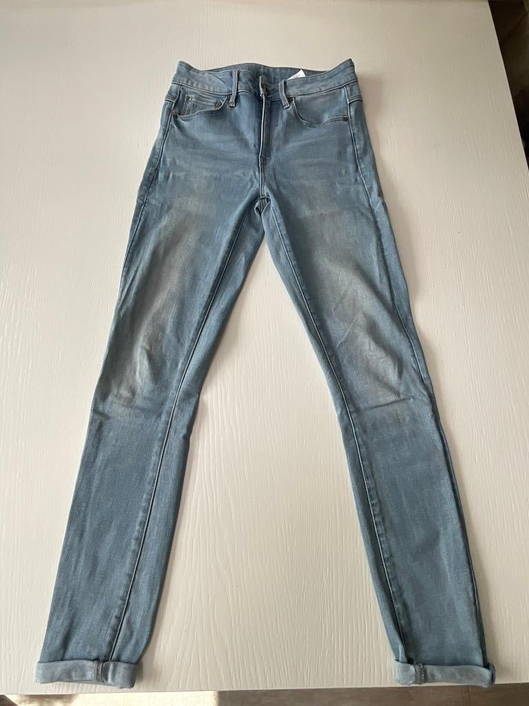 G-star raw spijkerbroek high skinny 3301, W27/L30, Blauw, Ophalen of Verzenden, W27 (confectie 34) of kleiner, G-STAR RAW