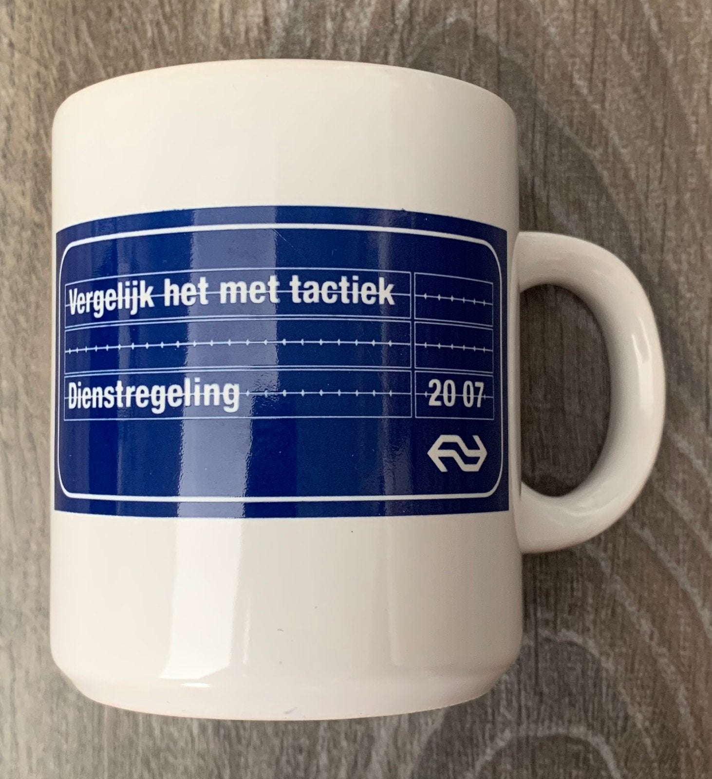 Nederlandse SpoorWegen: Vegelijk Met Tactiek (Cruijff) Beker, Verzamelen, Spoorwegen en Tramwegen, Ophalen of Verzenden