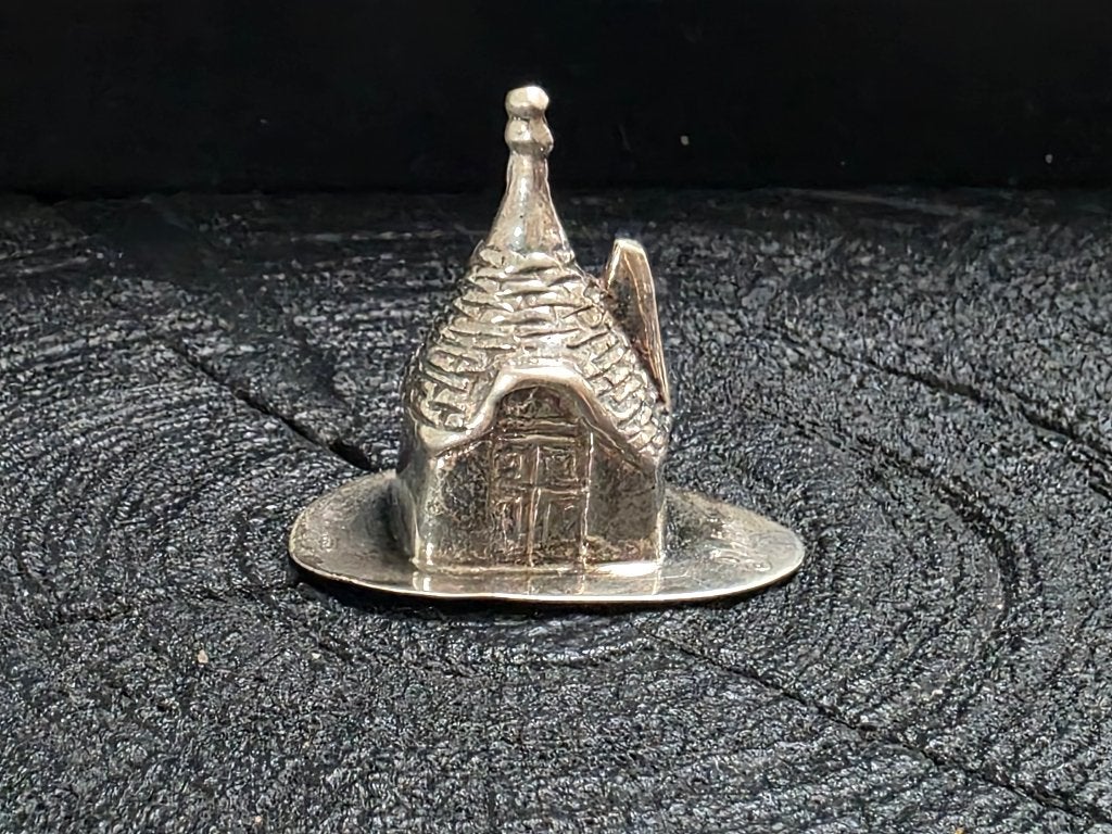 Zilveren Sprookjeshuisje - Gemerkt Miniatuur Huisje, Verzenden, Zilver