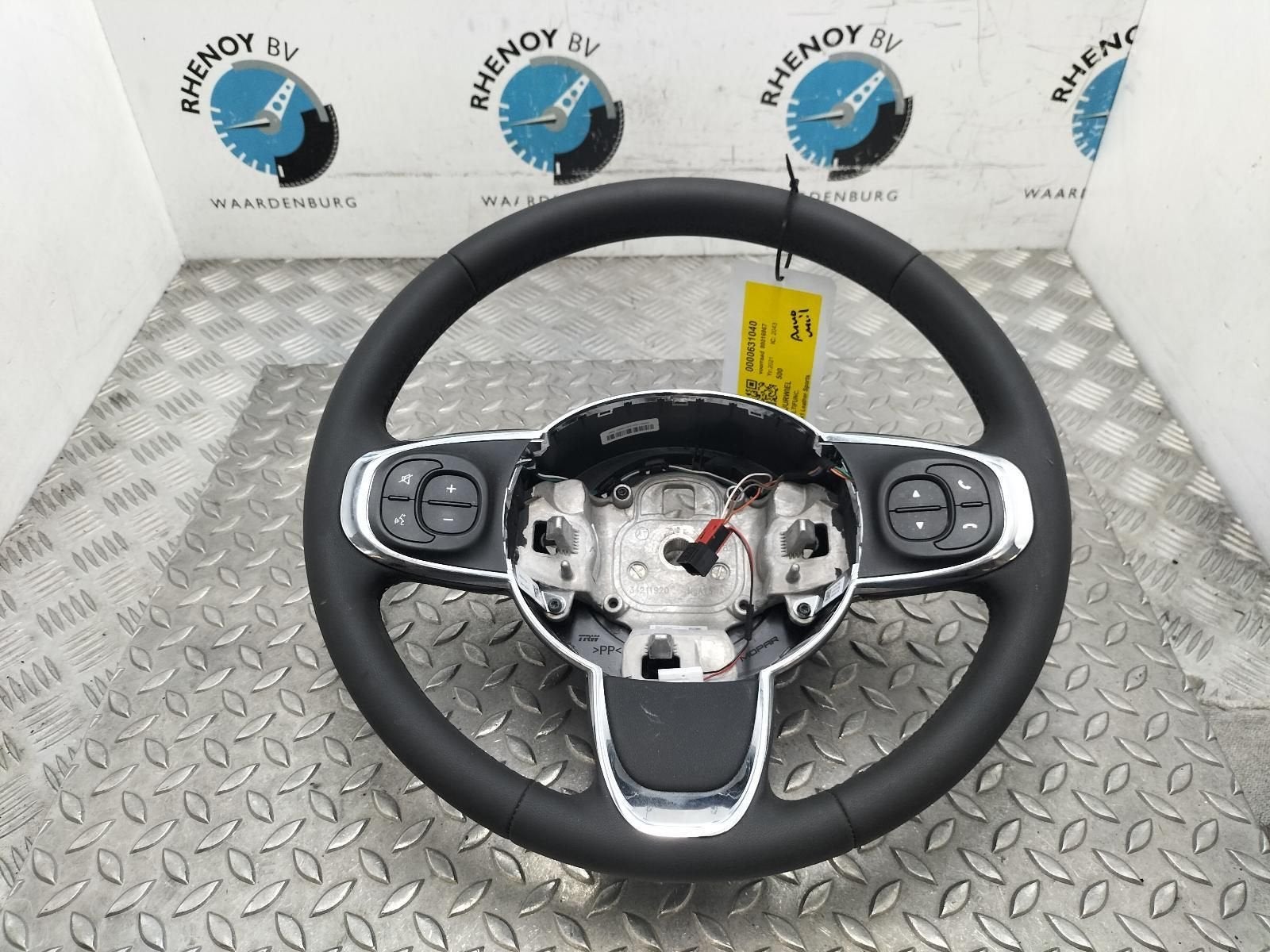 Fiat 500 lederen stuurwiel 2021, Auto-onderdelen, Gebruikt, -, -, Ophalen of Verzenden