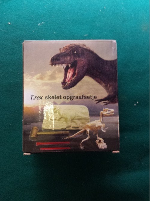 T.rex beeld opgraafset nieuw in doos, Naturalis, Ophalen of Verzenden, 'T Olde Gre-j, Info@toldegrej.nl, Endepoelstraat 20f Didam
