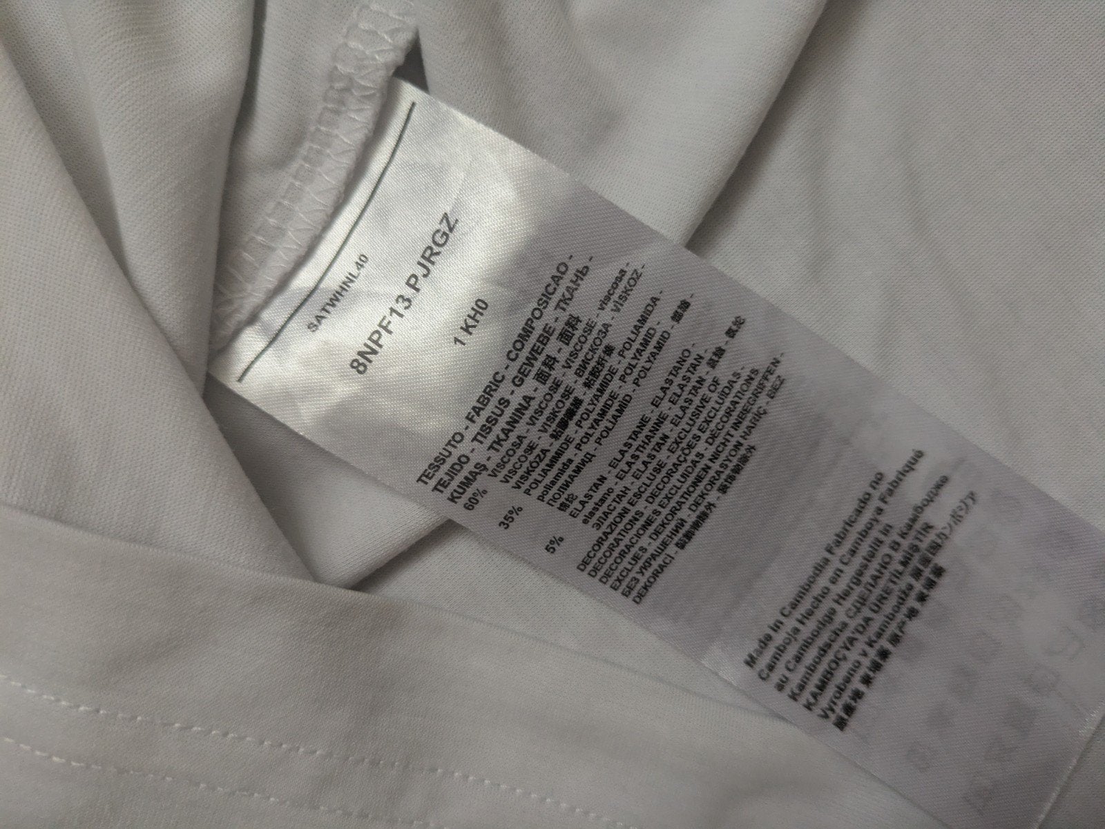Armani EA7 heren polo maat L slim fit wit, Kleding | Heren, Maat 52/54 (L), Wit, Armani EA7, Ophalen of Verzenden