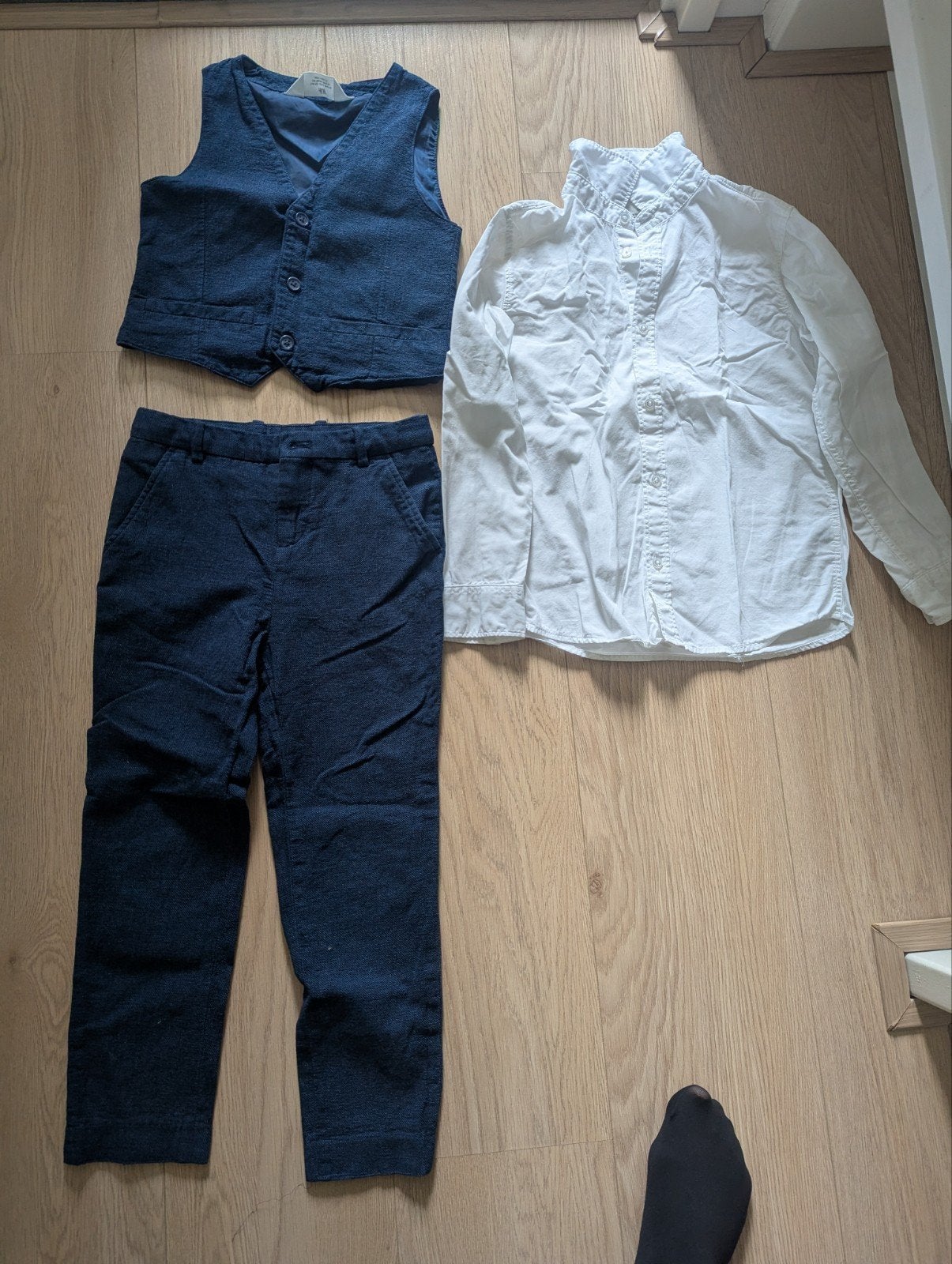 Nette jongens pak maat 122 h&m, Ophalen of Verzenden, Zo goed als nieuw, Maat 128