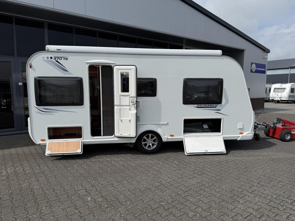 TEC Weltbummler 470 TE Aparte bedden 210cm Tent Luifel Mover, Caravans en Kamperen, T.E.C., Lengtebed, Bedrijf, Treinzit