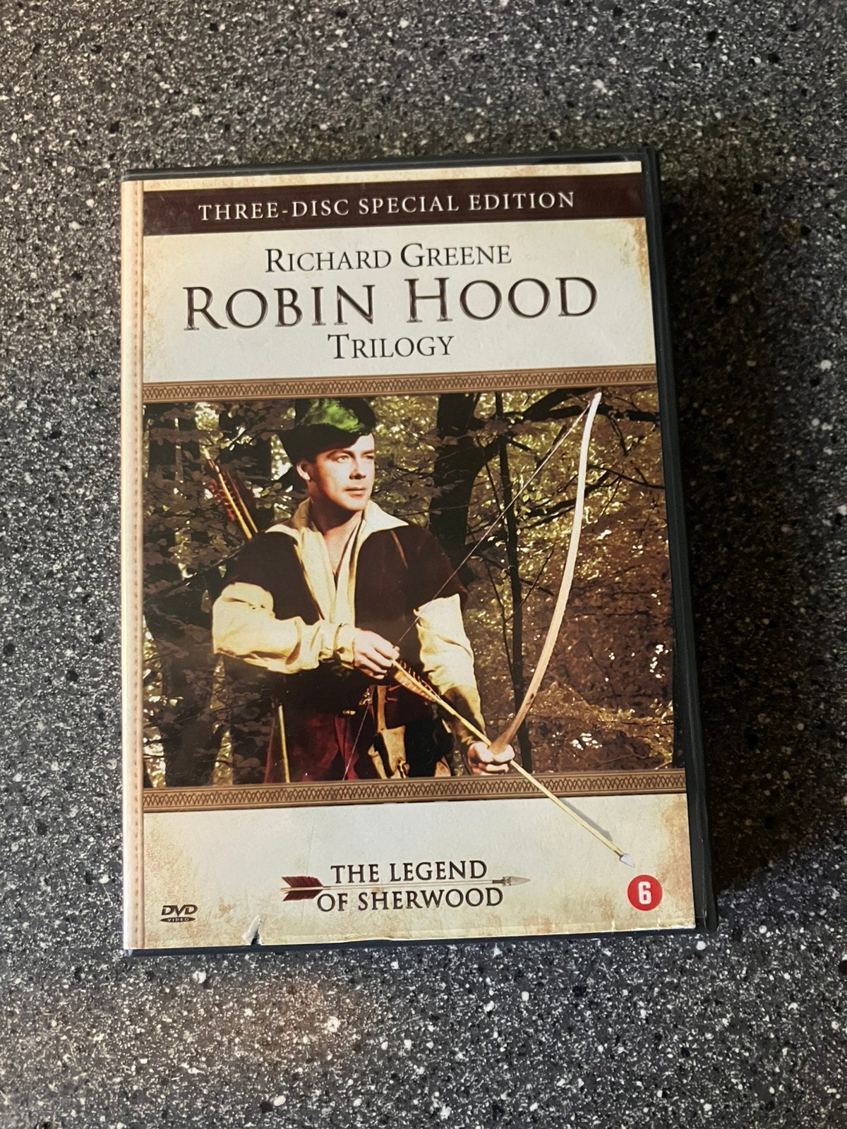 Robin Hood Trilogy - Richard Greene, 1960 tot 1980, Ophalen of Verzenden, Zo goed als nieuw, Vanaf 6 jaar