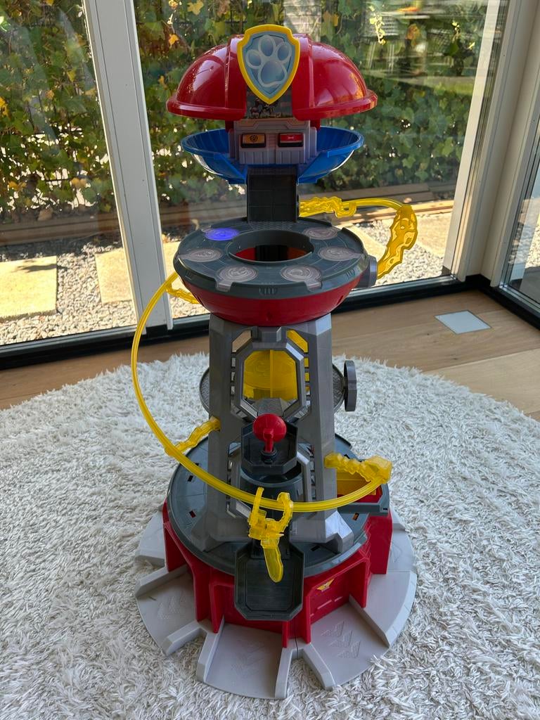 Paw Patrol Uitkijktoren XL met Chase figuur en auto, Ophalen, Gebruikt