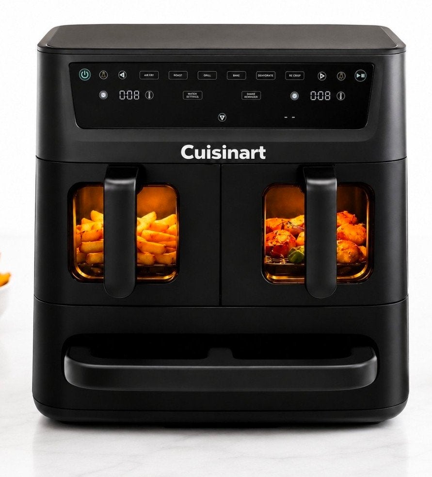 Zo goed als nieuw: Cuisinart Tri Zone Airfryer & Oven 13,6L, Ophalen, Airfryer XXL