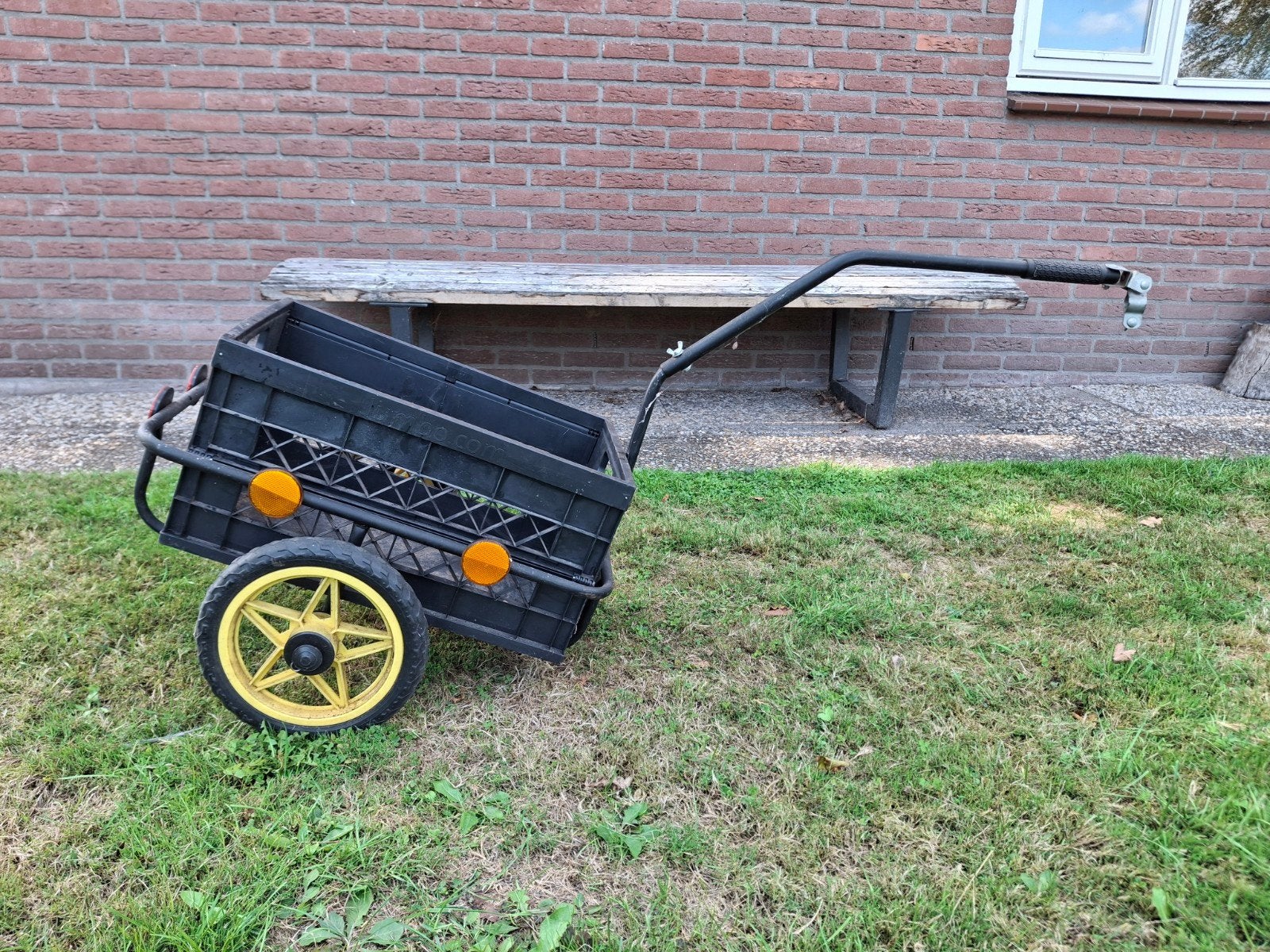 Fetskar met boodschappenkrat, Ophalen, Gebruikt, Bagagekar, 20 tot 40 kg