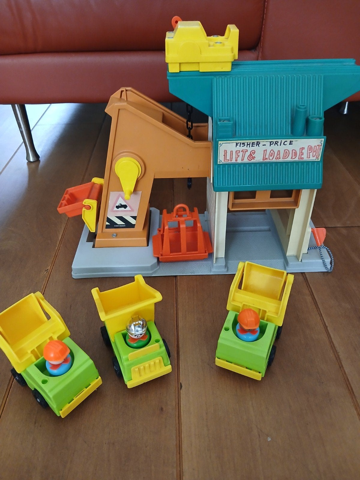 vintage fisher price lift and load, Ophalen of Verzenden, Gebruikt, Speelset