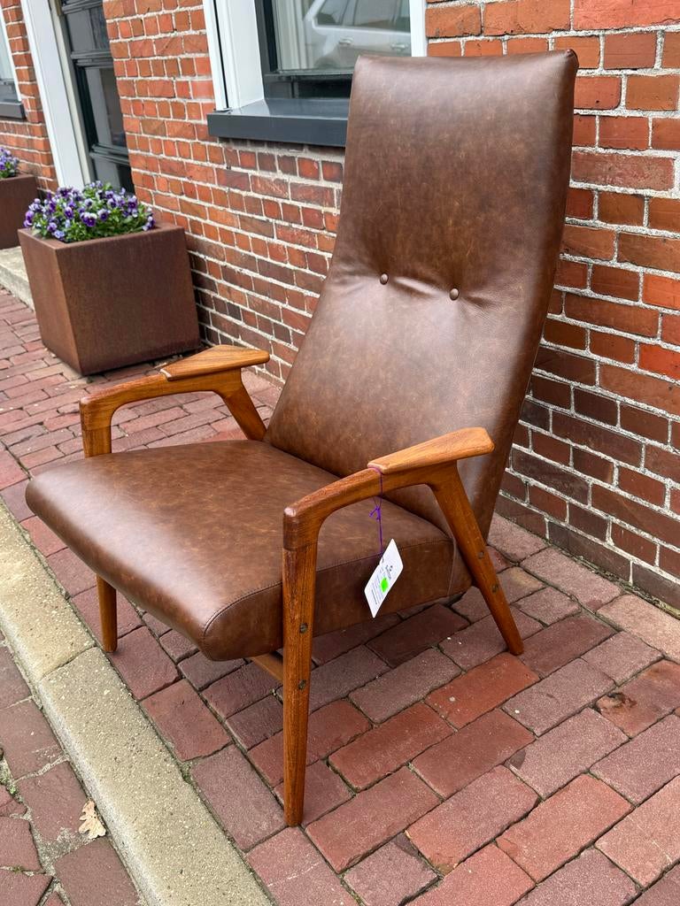 Vintage Fauteuil "Ruster" Yngve Ekström voor Pastoe, Ophalen, Gebruikt, 75 tot 100 cm, 50 tot 75 cm