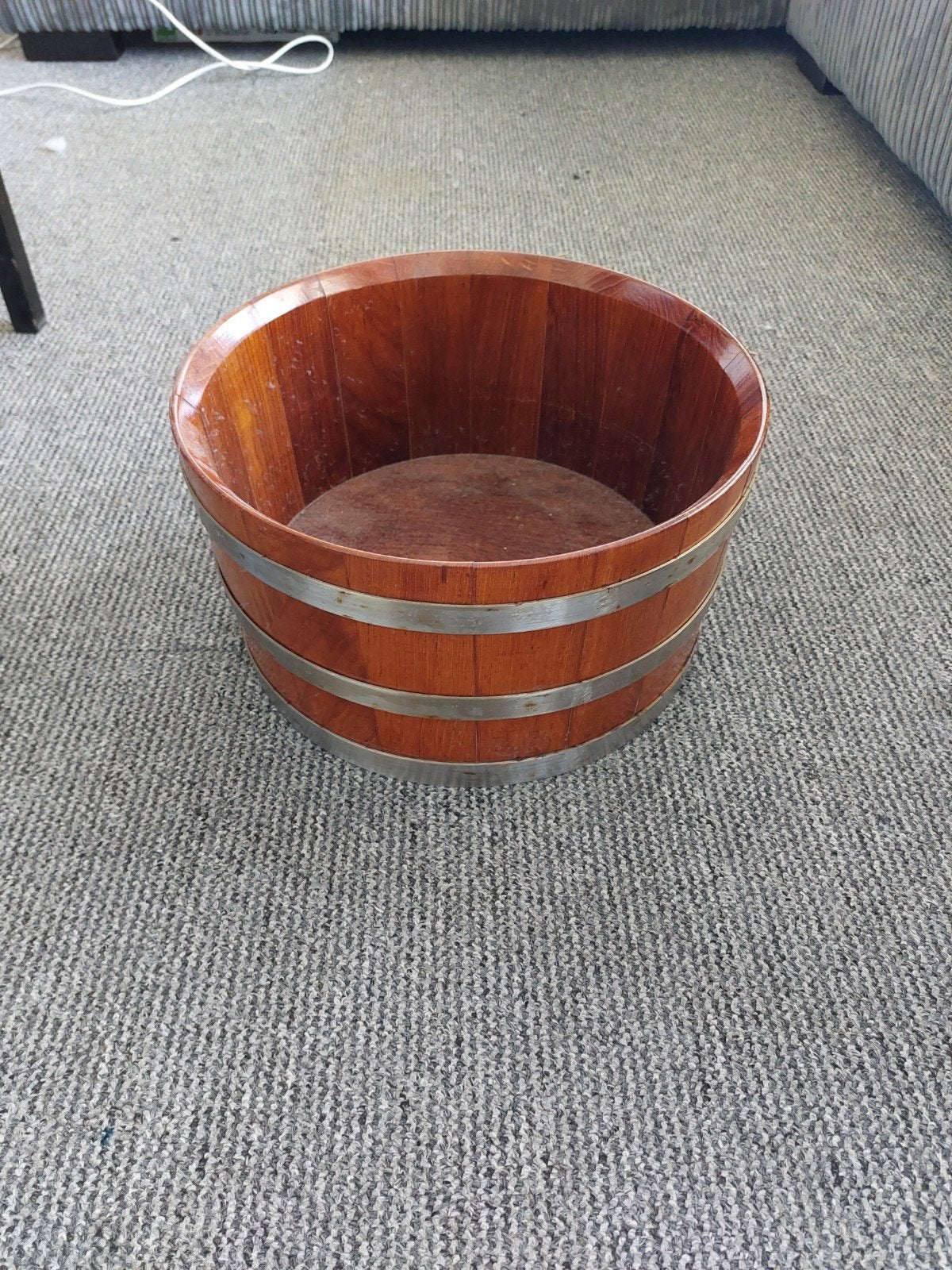 Houten sauna kuip, ideaal voor voetenbad., Sport en Fitness, Ophalen, Zo goed als nieuw, Fins of Traditioneel, Onderdelen