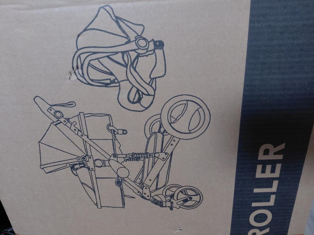 Mino Bambino 3-in-1 Kinderwagen Navy Blue, Kinderen en Baby's, Kinderwagens en Combinaties, Nieuw, Combiwagen, Overige merken