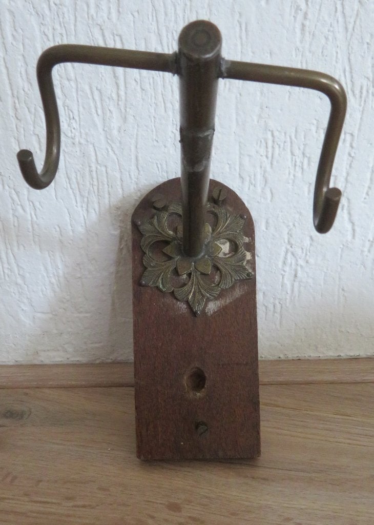 Wandhaak hout/metaal Brocante, Ophalen of Verzenden