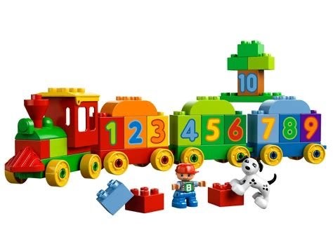 LEGO DUPLO Mijn Eerste Cijfertrein - Educatief Speelgoed, Ophalen, Gebruikt