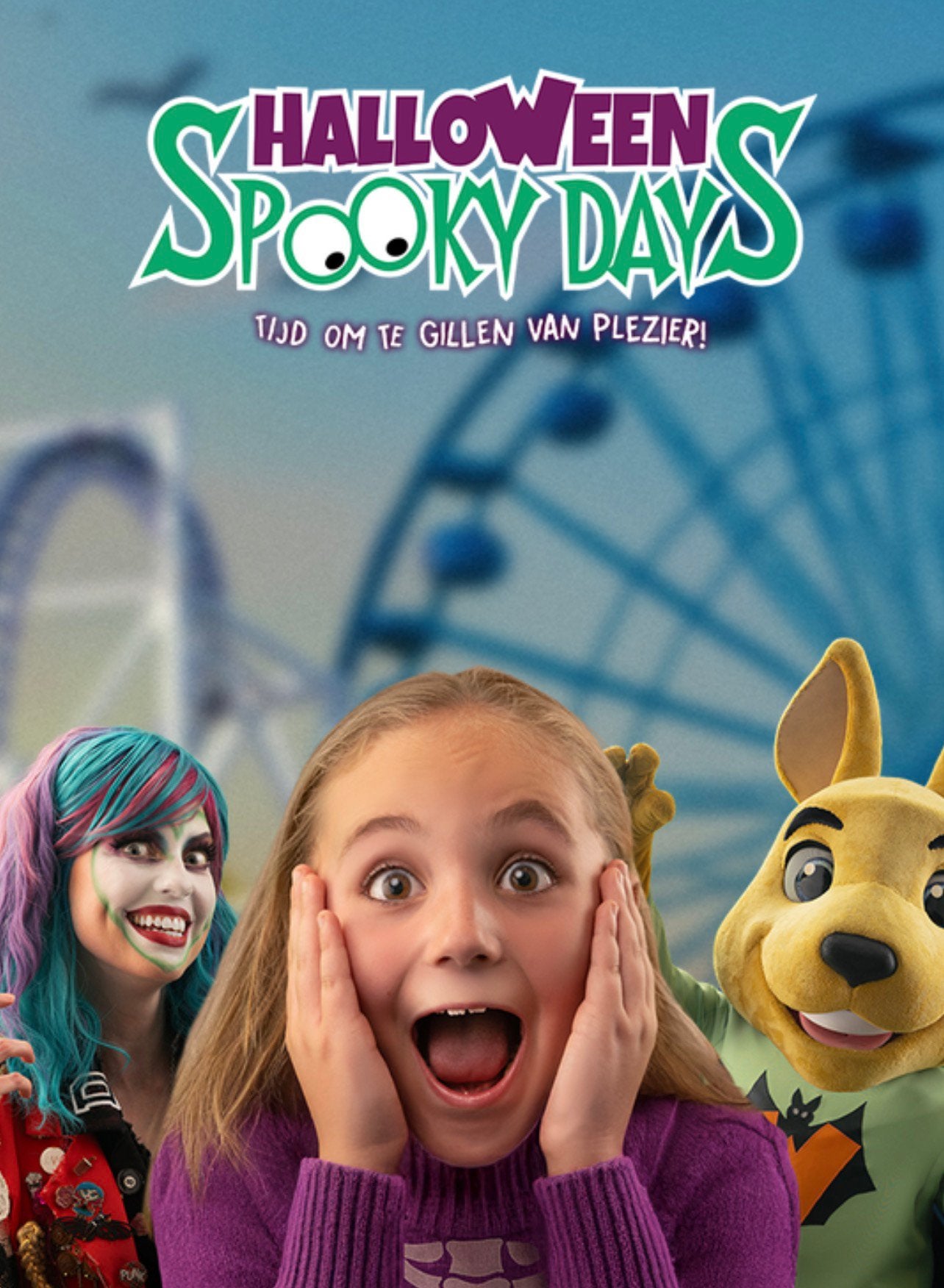 Zeven e-vouchers voor Walibi spookydays - herfstvakantie, Drie personen of meer, Ticket of Toegangskaart