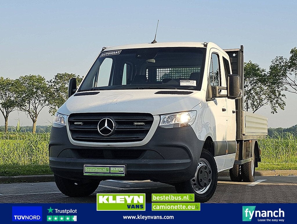 MERCEDES-BENZ SPRINTER 516 dub.cab open-laadbak, Automaat, Lederen bekleding, Gebruikt, Bedrijf