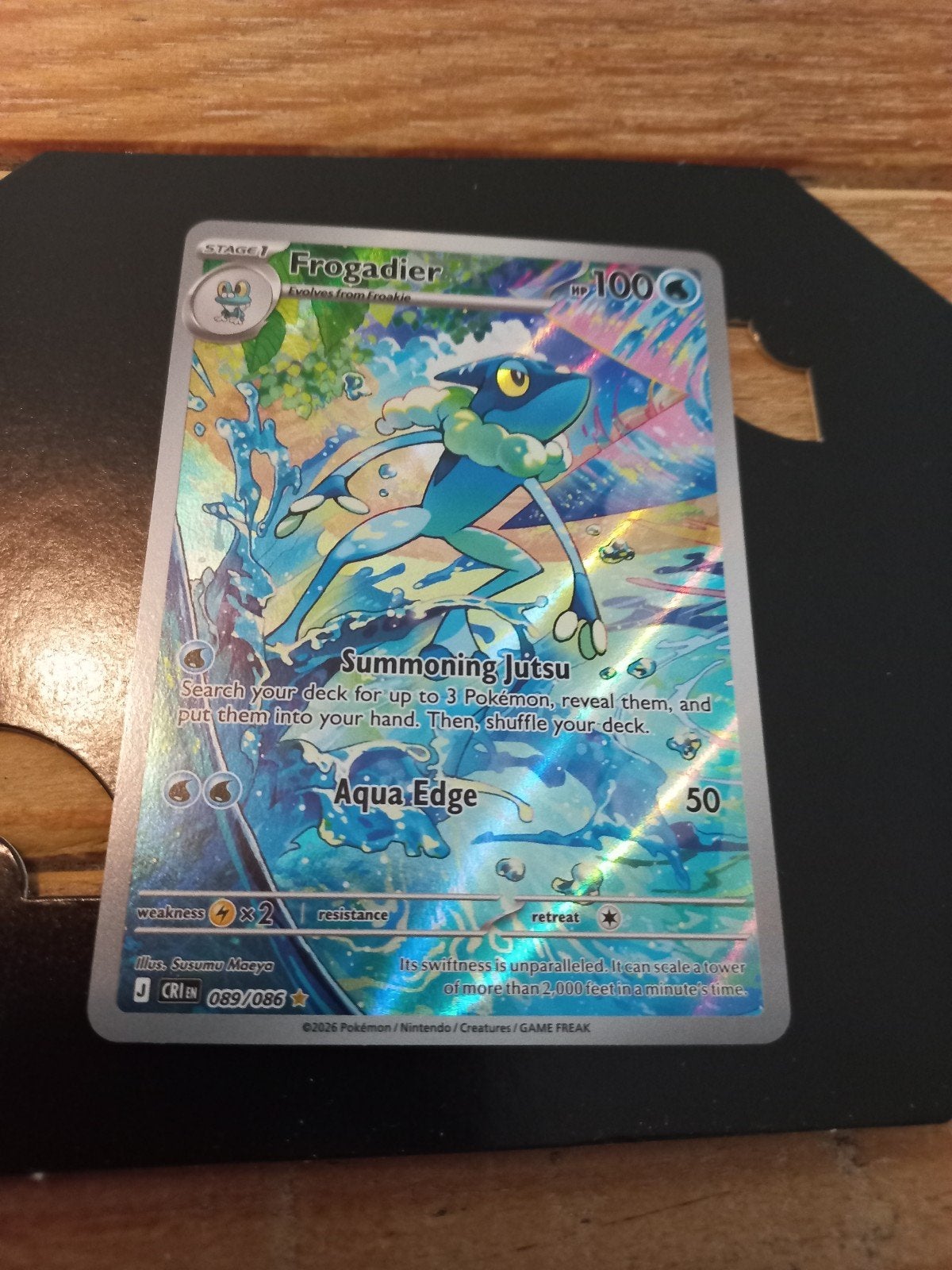 Frogadier 89/86 chaos rising, Ophalen of Verzenden, Nieuw, Losse kaart, Foil